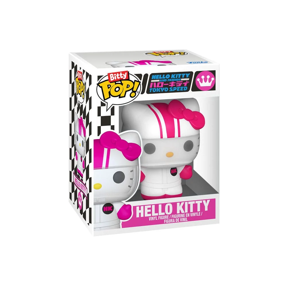 Sanrio Bitty POP! Ride Vinyl Figure Racecar w/Helo Kitty 2,5 cm